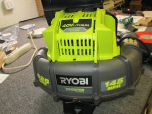 ryobi whisper 40 volt lithium backp...