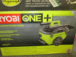 ryobi 18 volt 6 gallon wetdry vac ...