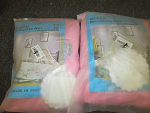 2 mosquito nets ...