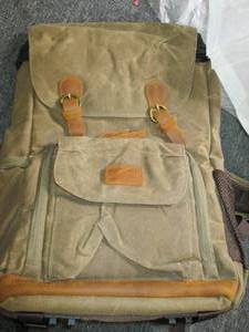 new canvas backpack ...