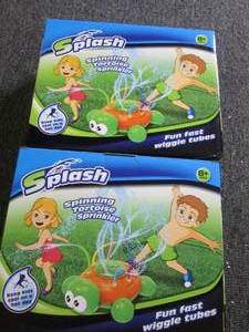 2 splash spinning water turtles ...