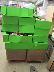 pallet of flowers ...