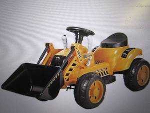 kid motorz 6v tractor ride on yello...
