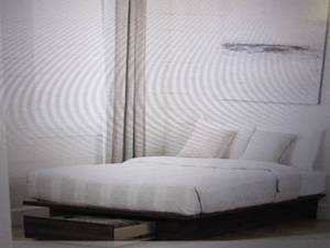 south shore tao platform bed with dr...