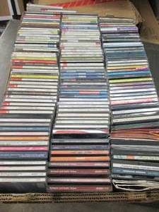 box of christmas and classical cds ...