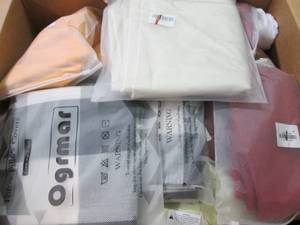box of decorative pillow cases ...