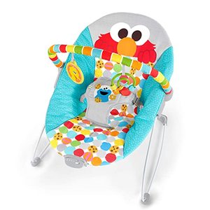 lot 88 image: Bright Starts Sesame Street I Spot Elmo Vibrating Bouncer