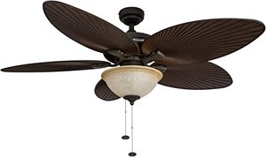 lot 92 image: Honeywell Palm Island 52 IndoorOutdoor Ceiling Fan Model 50202