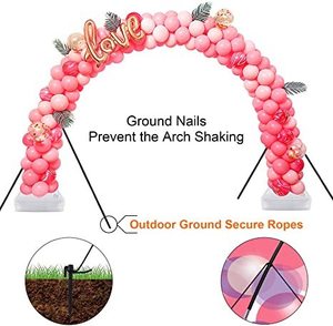 lot 130 image: Adjustable Balloon Arch Kit, 9 x 10