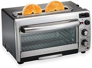 lot 94 image: Hamilton Beach 2-in-1 Countertop Oven and Long Slot Toaster