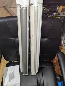 lot 143 image: Pair of 100% Blackout Roller Shades, 23