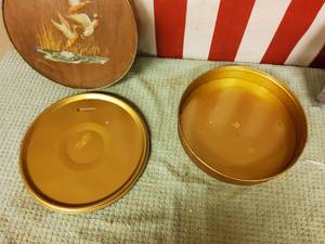 2- 12 in wildlife tins