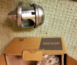 Schlage deadbolt, New