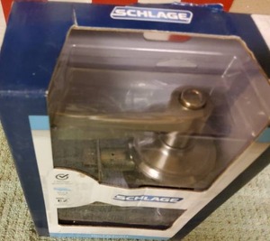 Schlage bed and bath French handle passage knob