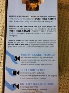 Brinks Home Security door lock