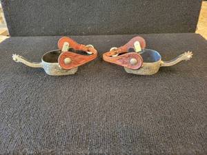 Silver Plated Spurs WIntricate Scrolling