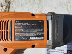 Rigid Sawzall