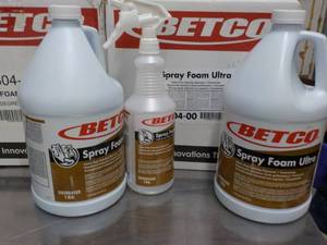 2 Gallon Jugs Betco Spray Foam Ultr...
