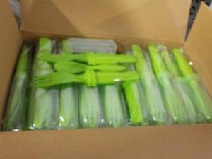 Case of 50 Lime Green Plastic Cutle...