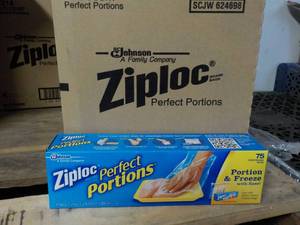 Case of 12 Boxes Ziploc Perfect Por...