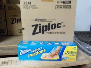 Case of 12 Boxes Ziploc Perfect Por...