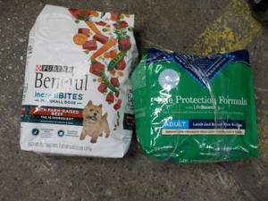 Purina Beneful and Blue Dog Food...
