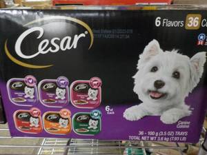 Cesar - 36 Count Trays Dog Food...