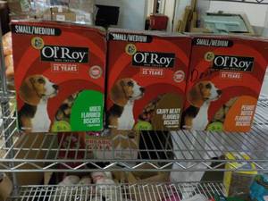 3 Boxes Ol Roy Dog Treats...