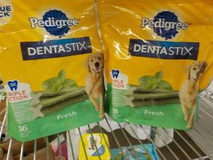 2 Bags Pedigree Dentastix Treats fo...