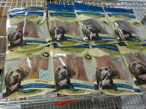 8 Bags Golden Rewards Jerky Dog Tre...