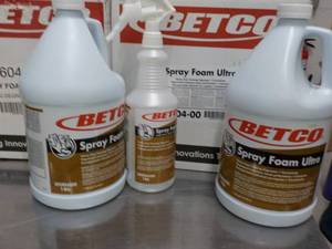 2 Gallon Jugs Betco Spray Foam Ultr...