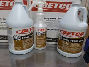 2 Gallon Jugs Betco Spray Foam Ultr...