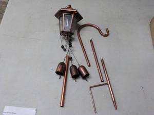 Solar Lantern Wind Chime Garden Sta...