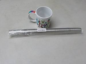 Stainless Steel Rolling Pin and Cup...
