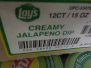 12 Pack Lays 15 oz Jars Jalapeno Di...