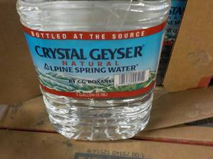 2 Cases 6 Gallons each, Crystal Gey...