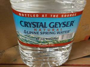 2 Cases 6 Gallons each, Crystal Gey...