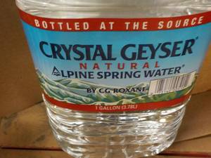 2 Cases 6 Gallons each, Crystal Gey...