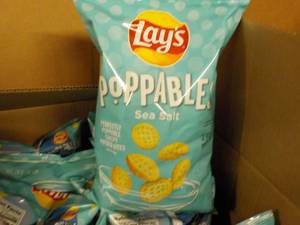 Case of Lays Poppables Sea Salt...