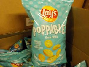 Case of Lays Poppables Sea Salt...