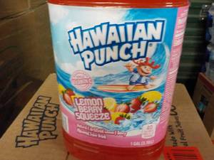 Case of 4 Gallon Jugs Hawaiian Punc...