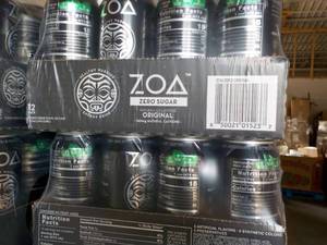 2 - 12 packs ZOA Energy Drink...