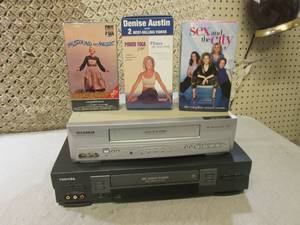lot 5 image: (RM5) 2 VHS Players and Assorted VH...