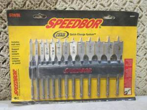 lot 75 image: (H-2) Speedbor Quick Change Bit Set...