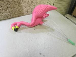 lot 82 image: (B-1) 2 YardGarden Flamingos...