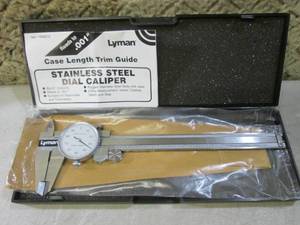 lot 112 image: (BS) Lyman Stainless Steel Dial Cal...