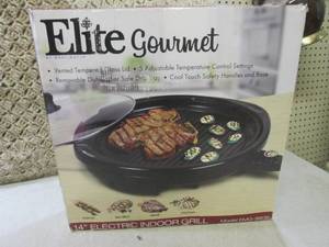 lot 177 image: (EW6) 14 Electric Indoor Grill...