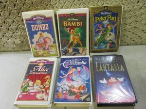 lot 215 image: (F-3) Walt Disney VHS Movies...