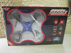 lot 221 image: (EW3) Sky Rider Metal Alloy Drone Q...