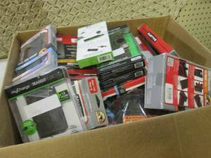lot 225 image: (EW5) Box Full of Assorted Phone Ca...